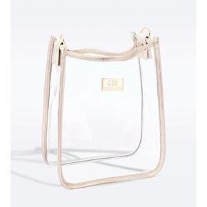 NEW HAMPTON ROAD women's vinyl zuma bag in gold